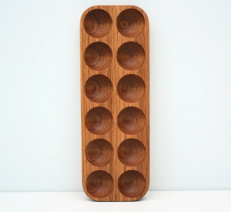 カウンタートップの組織のための実用的な単層木製の卵保持器