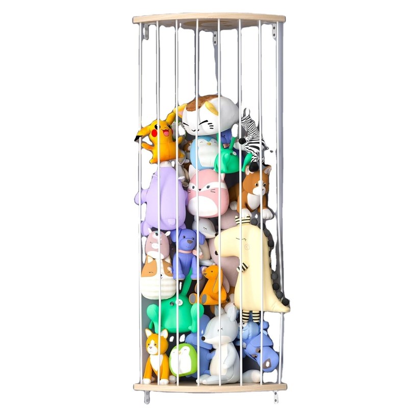 リビングルーム オーダーメイドサイズ 動物園 パターン 詰め物 動物 貯蔵棚 木製 オーガナイザー ケージ