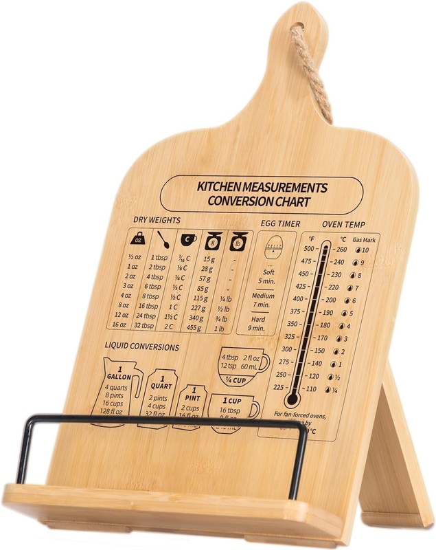 OEM ODM受容 木製料理本ホルダー 調節可能な料理本スタンド キッチンカウンター