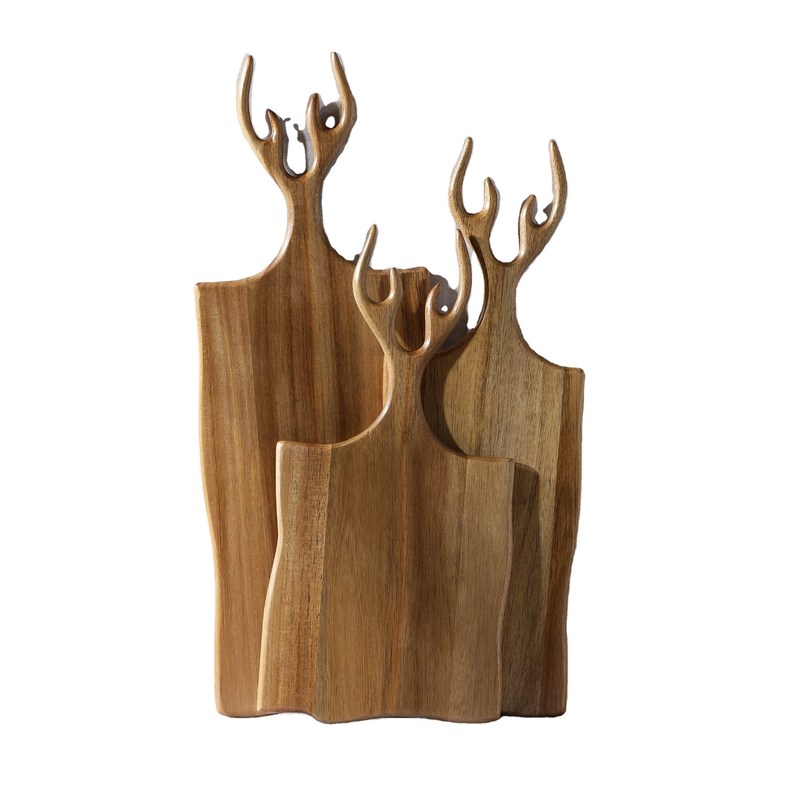 多用途オリーブアカシア切断板 3本セット