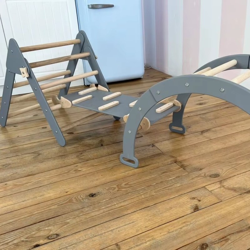 モンテッソーリクライミングセット 小児用 室内三角型クライマー 選択する色