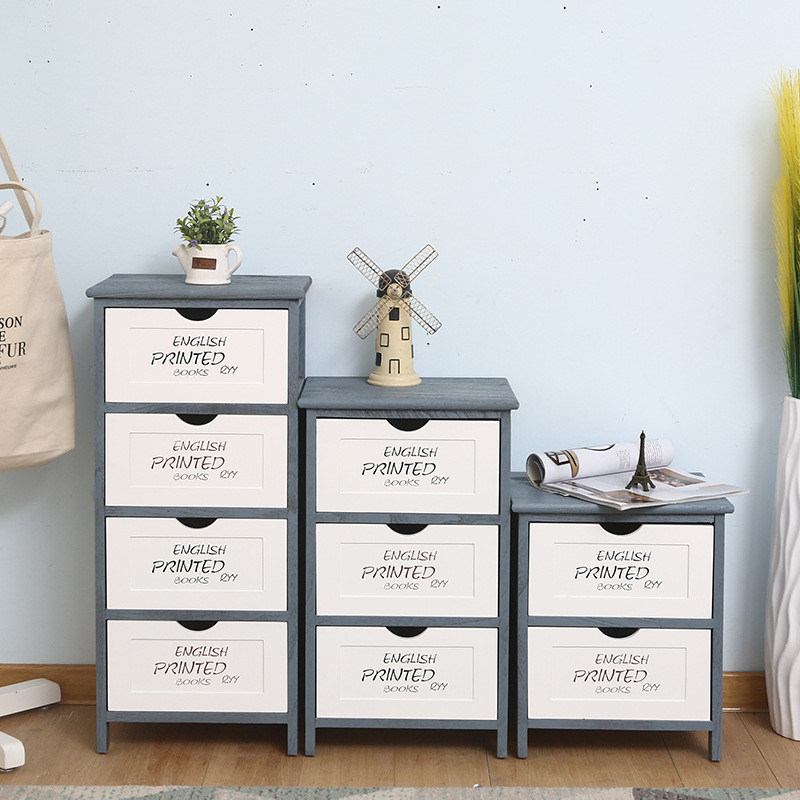 現代のフランス風 トールボーイ 4つの引き出しの引き出し オーダーメイドロゴ受付