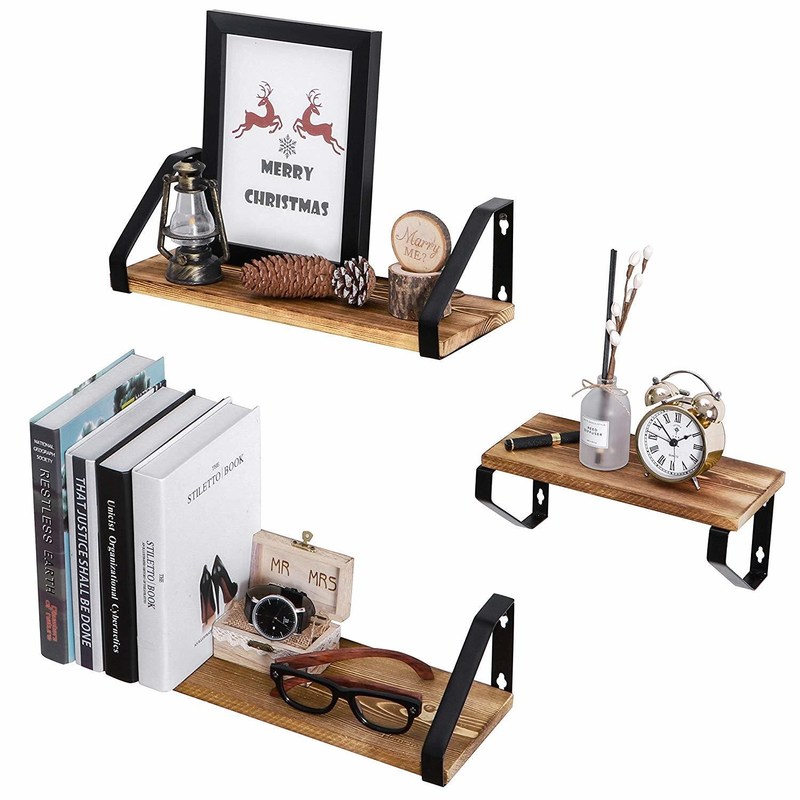 高量 モダンデザイン 固木 壁掛け浮遊棚 OEM/ODM用