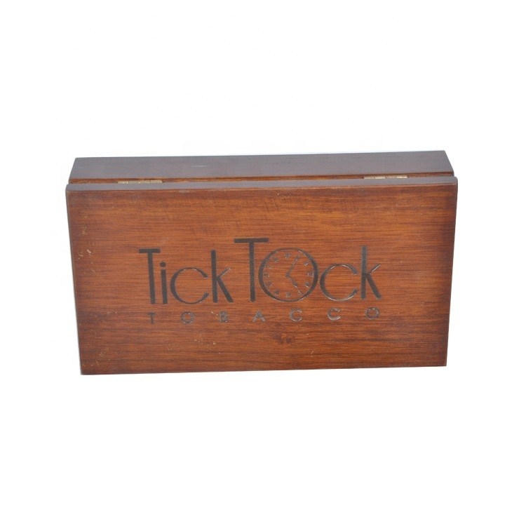 パーソナライズ可能なロゴとカラー 漆喰付きの木製のタバコケース