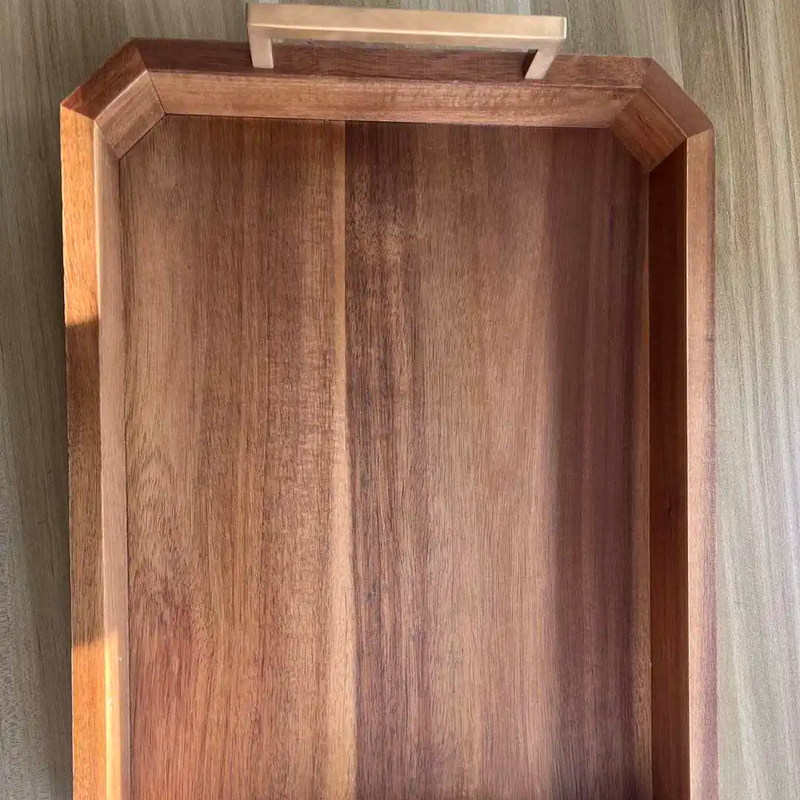 カスタマイズされたデザイン コーヒーテーブル用 木造の長方形の大きな田舎風格の食卓