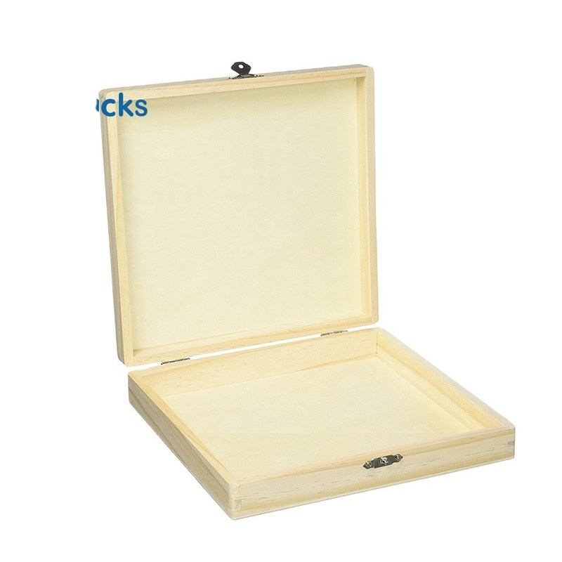 環境に優しい包装とスタンプリング印刷処理のための未完成の木製の葉巻箱