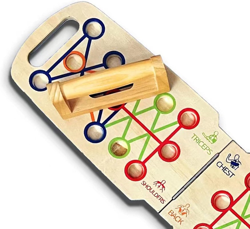 パーソナルサイズ 木製 折りたたみ プッシュアップ ハンドル プロの力トレーニング