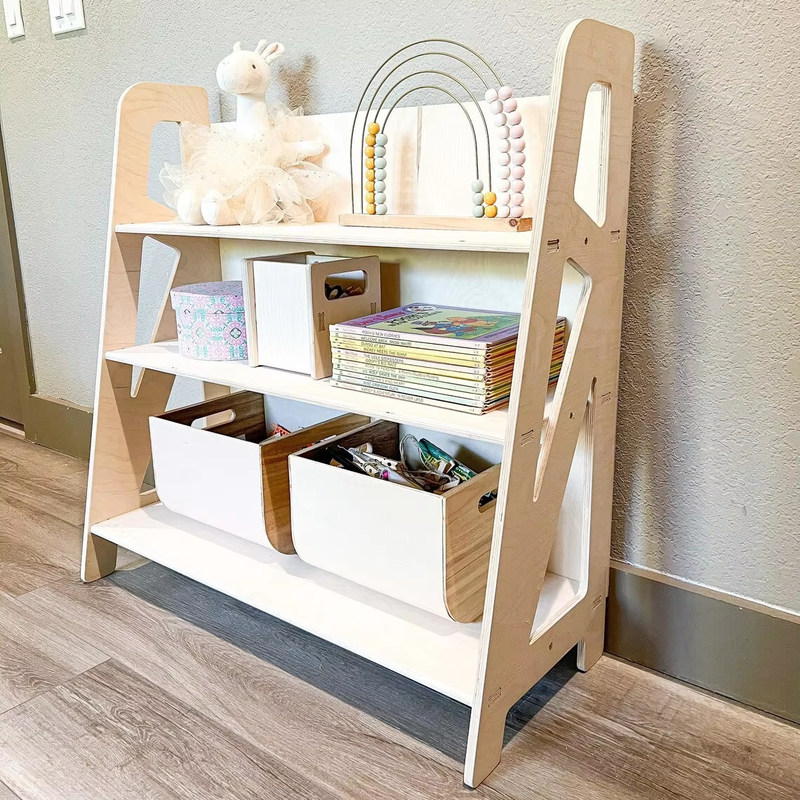 子供用部屋 モンテッソーリ 木製玩具 遊び室や保育室の家具