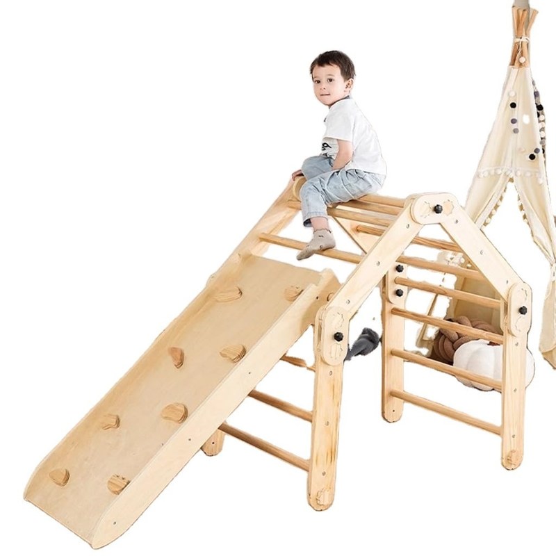 幼児のための室内モンテッソーリクライミング玩具 オーダーメイドロゴ 受け入れられる