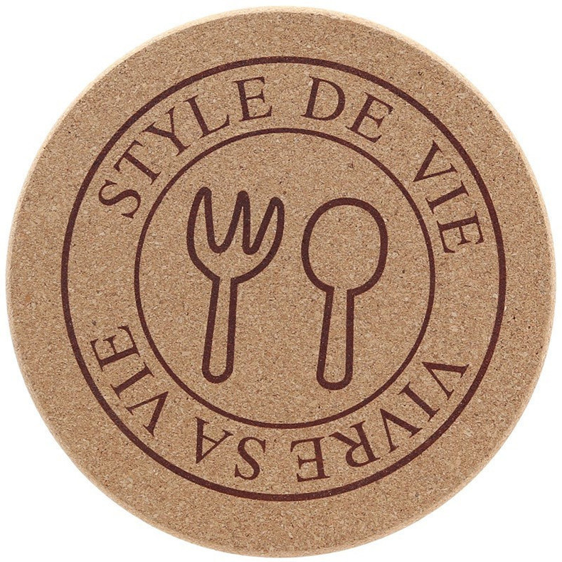 CLASSIC デザイン コーク木製のカップコースター スタックされたカスタムコンステレーション MDFマット