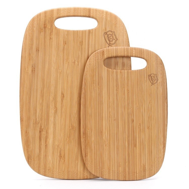 小さな有機竹チーズ 野菜 切断板 トレイ 2 台セット キッチン用