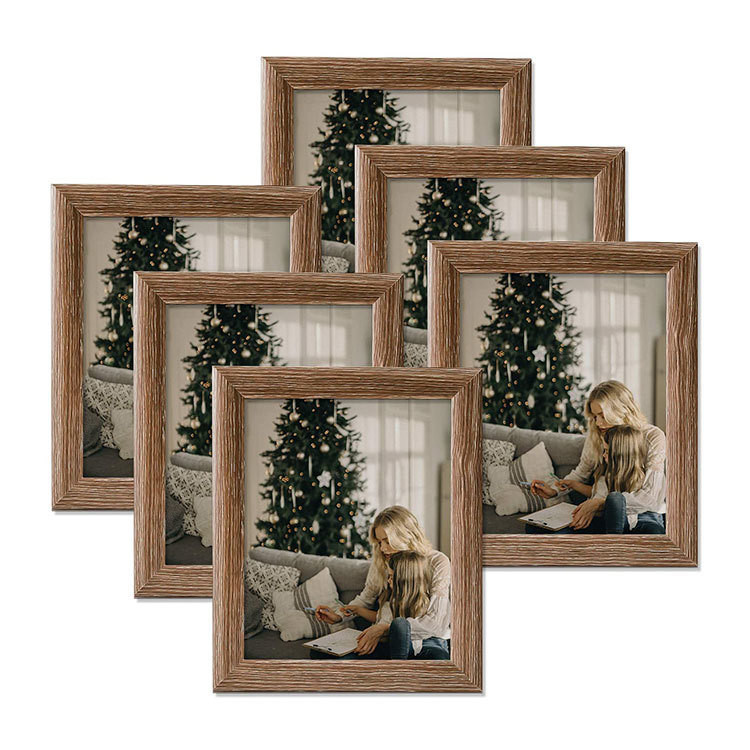 家庭装飾 大型壁装飾 オーダーメイド印刷付きの鉄写真枠 木製